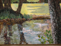 Reflections close-up