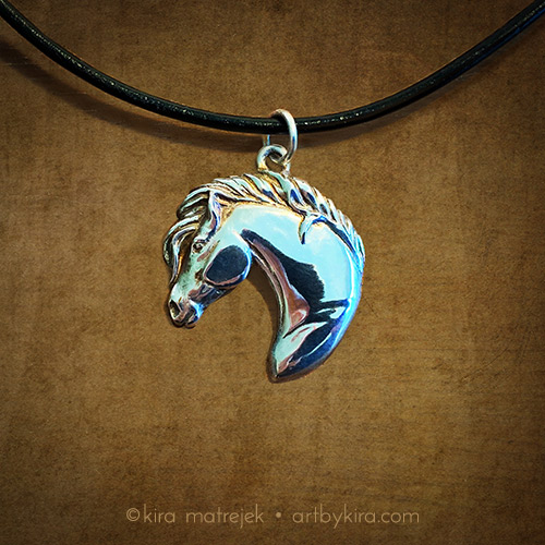 Wild One: Mustang in sterling silver.
